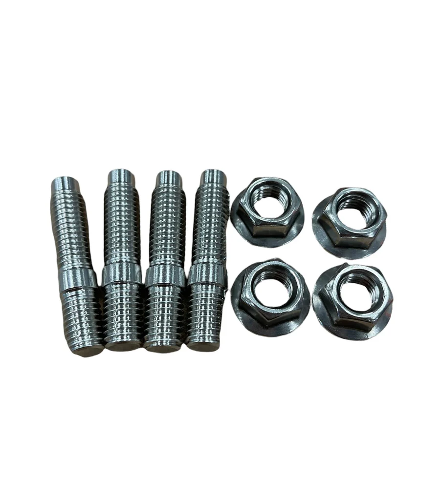 PLM M10x1.5 Stainless Steel Turbo to Manifold Stud and Nut Kit