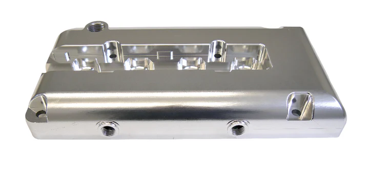 PLM B-Series B16/B20/B18 Billet Valve Cover with 10AN Ports and Baffle
