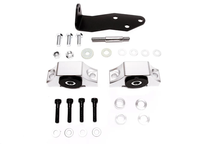 Precision Works B-Series B18/B20/B16 70A Billet Engine Torque Mounts with Low Profile Bracket