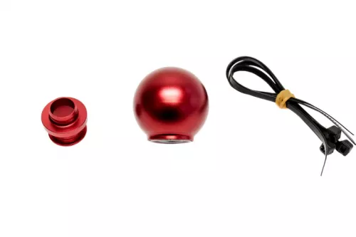 Precision Works Red Low Profile Shift Knob and Shift Boot Collar