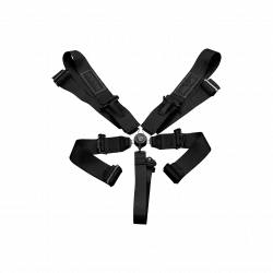 DND Black 5-Point SFI-Certified Comp Spec Racing Harness