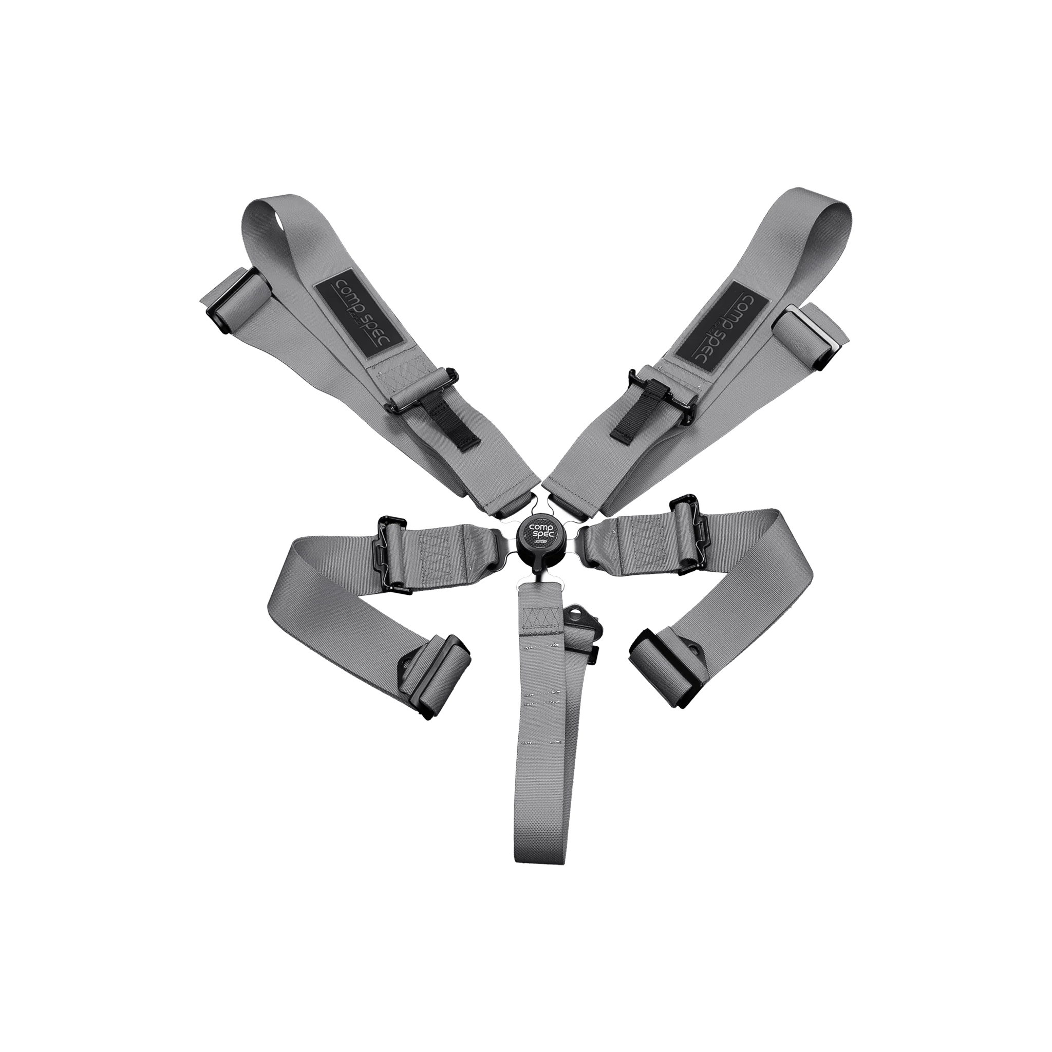 DND Grey 5-Point SFI-Certified Comp Spec Racing Harness