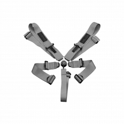 DND Grey 5-Point SFI-Certified Comp Spec Racing Harness