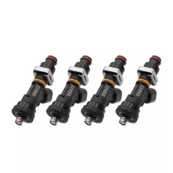 BLOX Racing B/D/H-Series 550cc Eco-Fi Street Fuel Injectors with 1/2 Inch Adapters