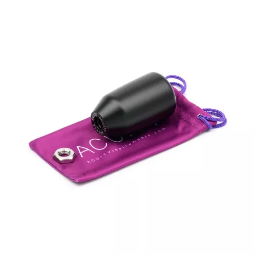 Acuity 5-Speed Satin Black ESCO Aluminum Shift Knob | 1886-T5B | K