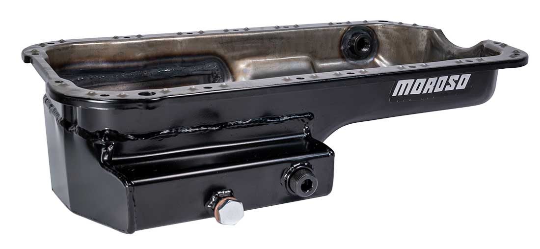 Moroso 92-01 Prelude 2.2L/2.3L Road Race Baffled Extra Capacity Steel Oil Pan