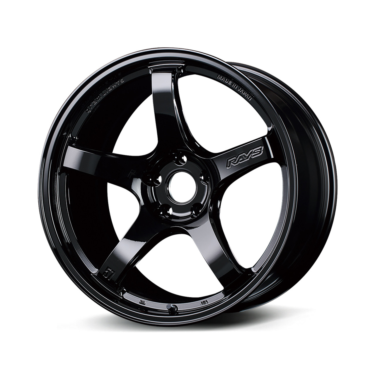 Gram Lights 57CR 18x9.5 +38 5x120 Glossy Black Wheel