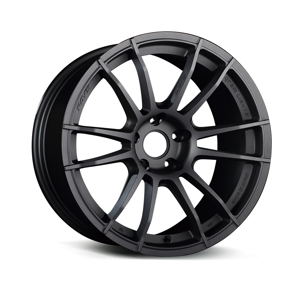 Gram Lights 57XR 18x9.5 +38 5x114.3 Glossy Gray Wheel