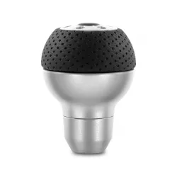 MOMO Race Aluminum Shift Knob with Black Airleather Insert
