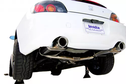 1sa1i2to2様 Invidia 00-09 S2000 Q300 Dual Polished Tip 70mm Cat-Back Dual