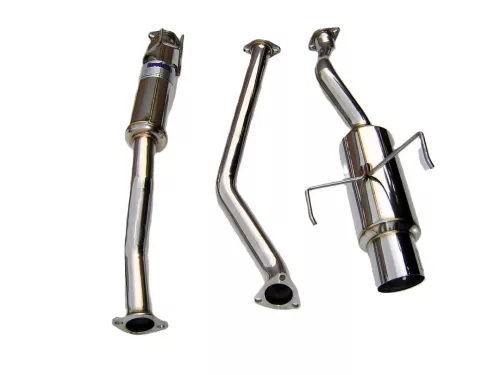 Spec-D Tuning Catback Exhaust System For 2002-2006 Acura RSX Type-S - 4" Tip, Stainless
