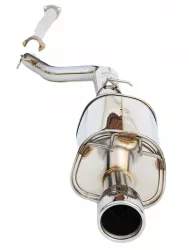 Invidia 12-15 Civic Si Coupe Q300 Polished Tip 70mm Cat-Back Exhaust