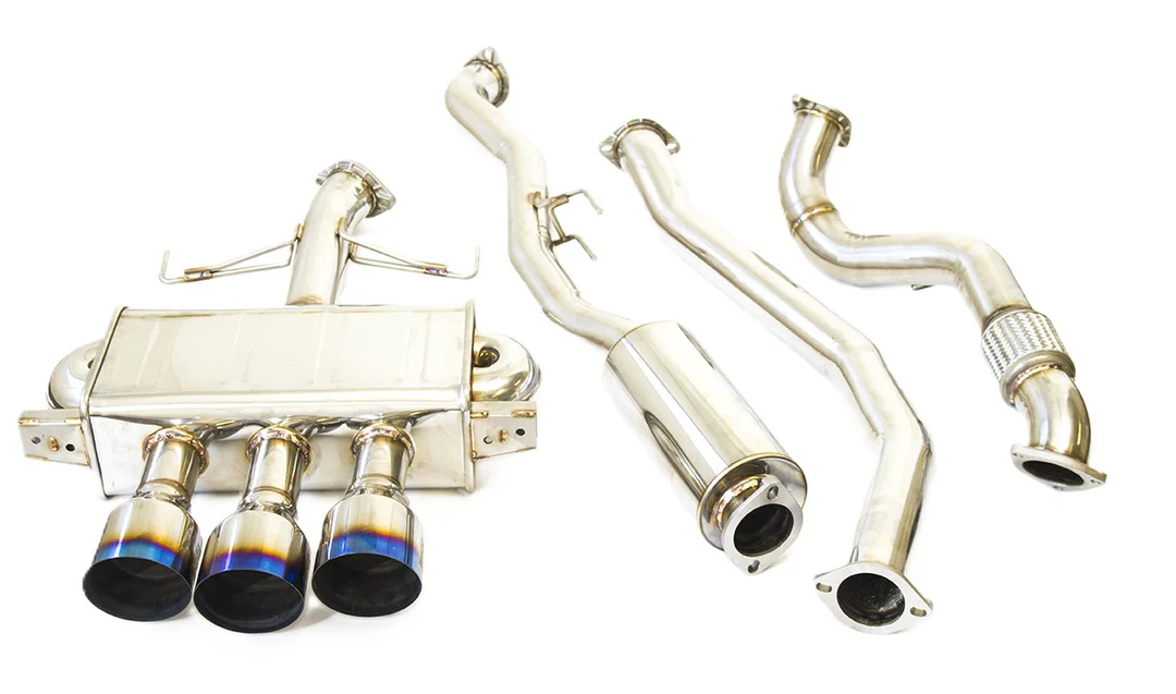 Invidia 17-21 Civic Type R Q300 Triple Titanium Tip 76mm Cat-Back Exhaust