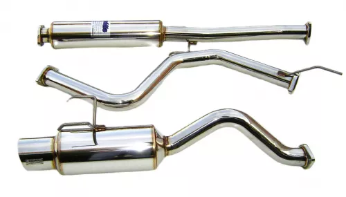 ETC 16台 Invidia 96-00 Civic Hatchback N1 Polished Tip 60mm Cat-Back