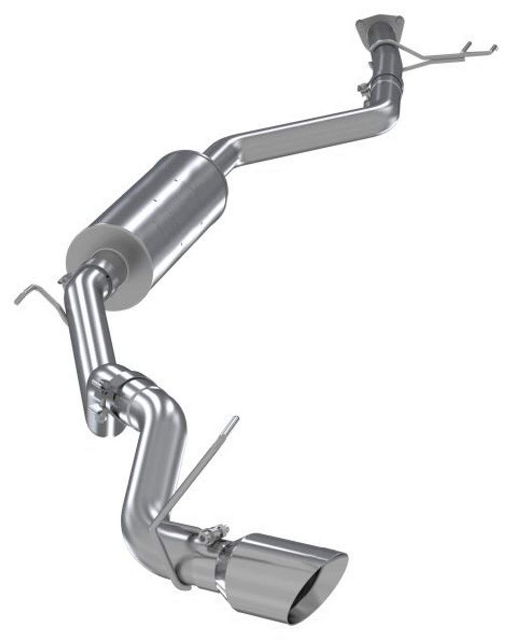 MBRP 17-20 Ridgeline Armor Pro Series T304 Stainless Steel 2.5-inch Cat-Back Exhaust System
