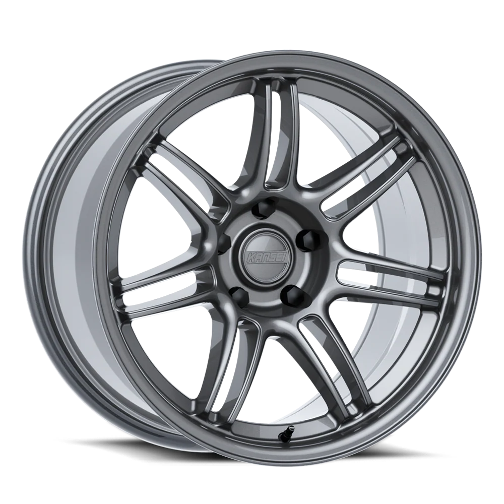Kansei SEVEN 18x8.5 +35mm 5x114.3 Gloss Gunmetal Wheel