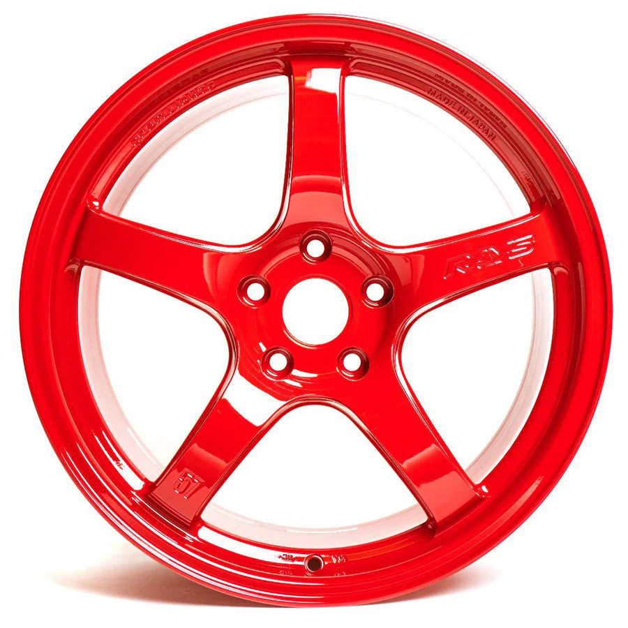 Gram Lights 57cr 18x9.5 +38 5x114.3 Milano Red Wheel