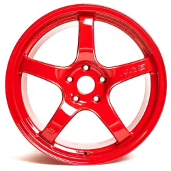 Gram Lights 57cr 18x9.5 +38 5x114.3 Milano Red Wheel