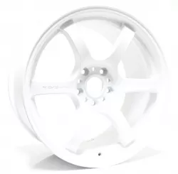 Gram Lights 57DR 18x9.5 +38 5x114.3 Ceramic Pearl Wheel