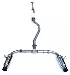 Invidia 22-25 Civic Si/23-25 Integra N1 70mm Cat Back Exhaust with Dual Burnt Titanium Tips