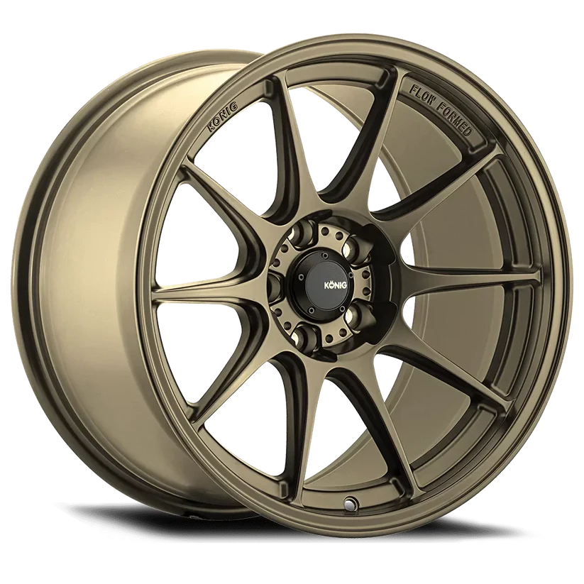Konig Dekagram 18x9.5A +25mm 5x114.3 Gloss Bronze Finish Wheel
