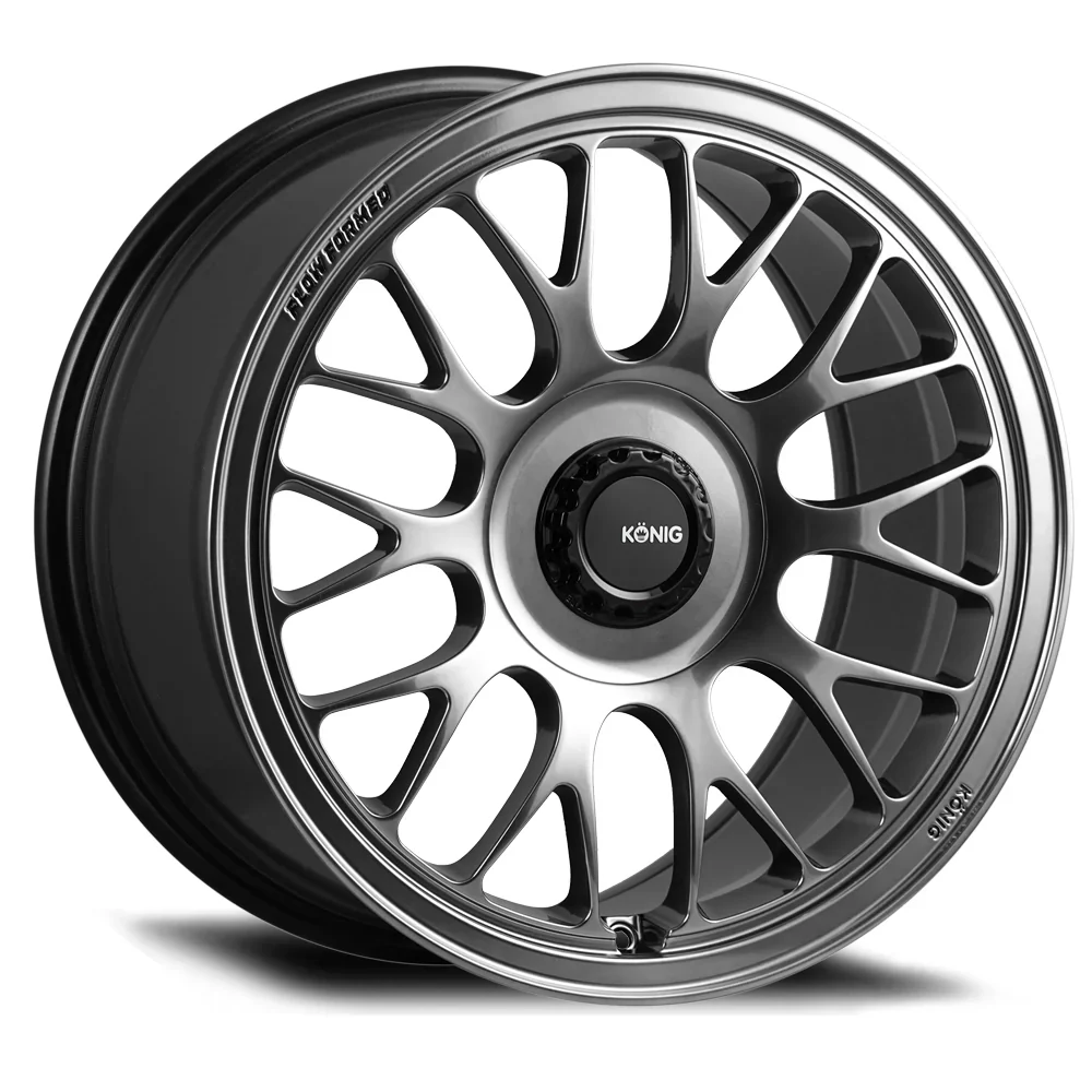 Konig MRK1 17x8 +40mm 5x114.3 Hyper Carbon Wheel with Gloss Black Gear Center Cap