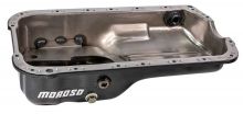 Moroso 92-01 Prelude 2.2/2.3L Stock Depth Steel Oil Pan with Oil Drainbacks