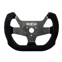 Sparco F10C 270mm Carbon Fiber Center Black Suede Steering Wheel