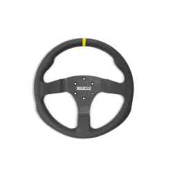 Sparco R350 Black Leather Steering Wheel
