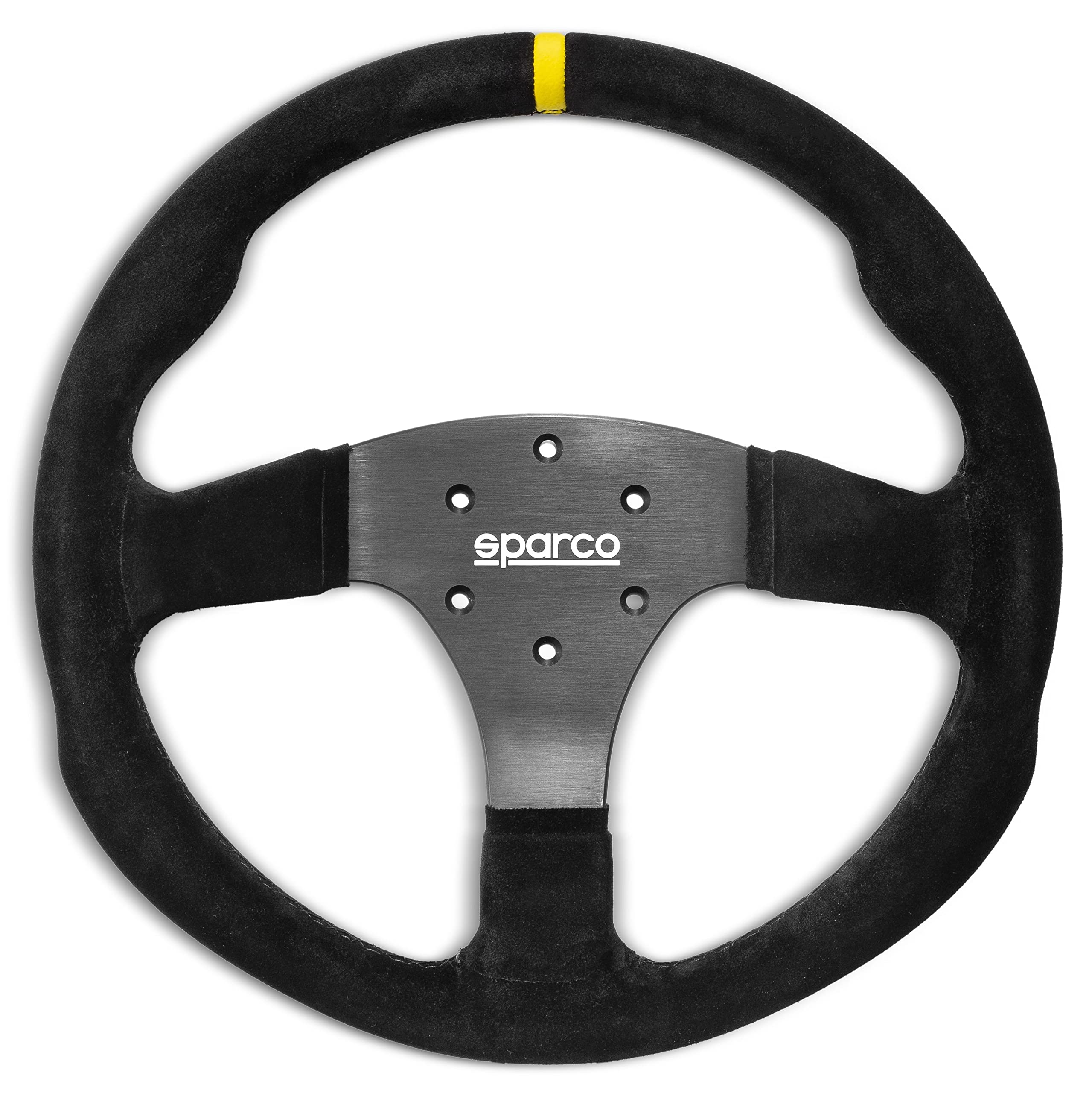 Sparco R350 Black Suede Steering Wheel