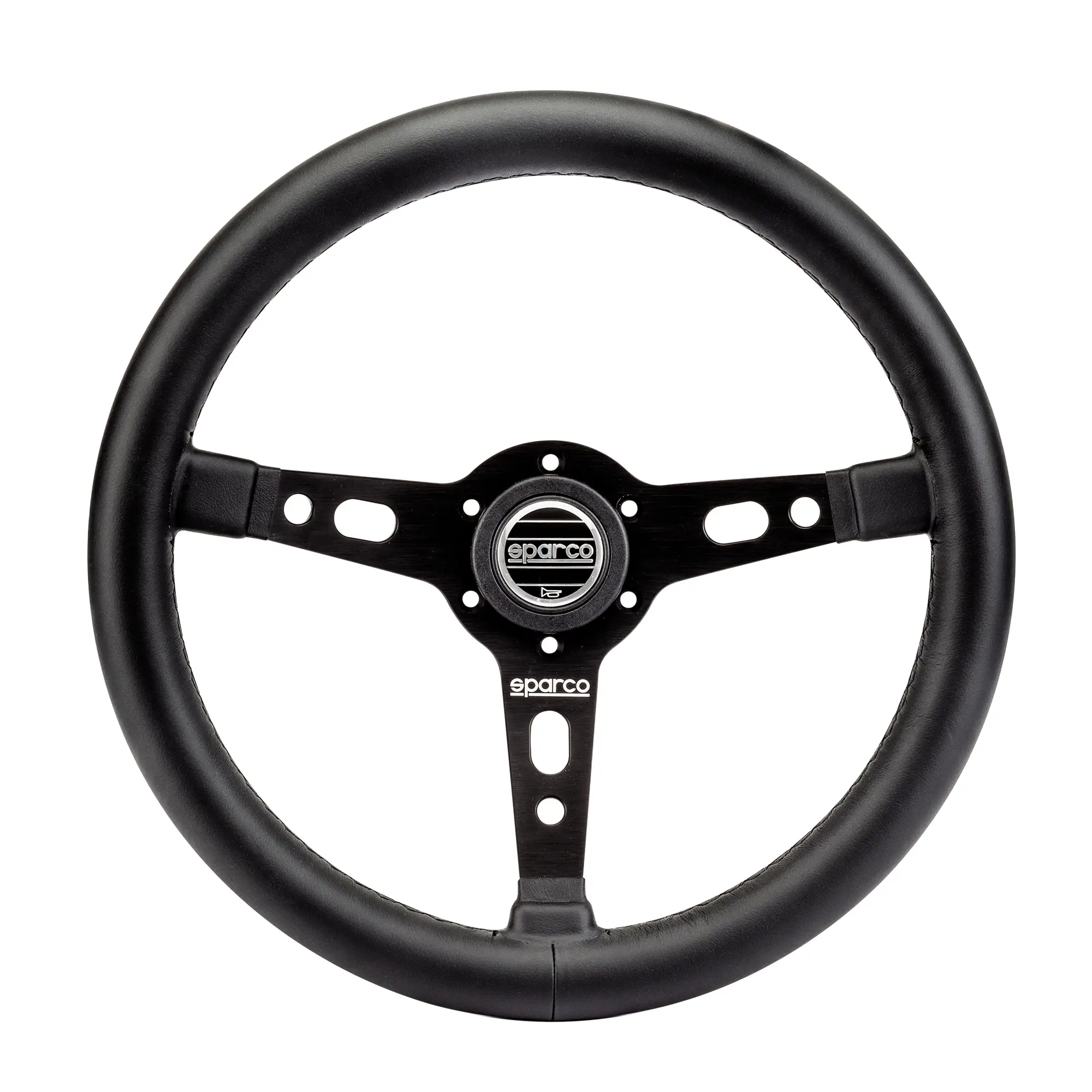 Sparco Targa 350 Black Leather Steering Wheel