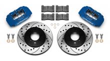 Wilwood 90-01 Integra/90-00 Civic with 262mm Rotors Blue DPHA Front Caliper and SRP Rotor Kit