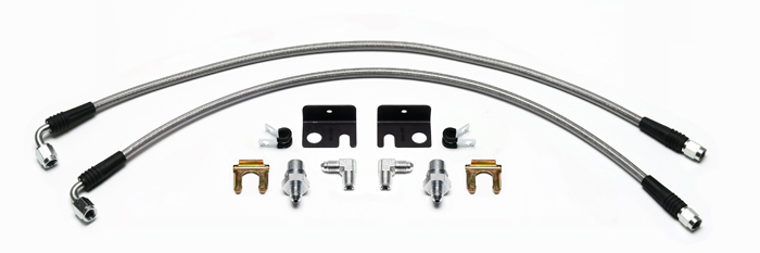 Wilwood 07-13 Honda Fit Front Flexline Brake Line Kit
