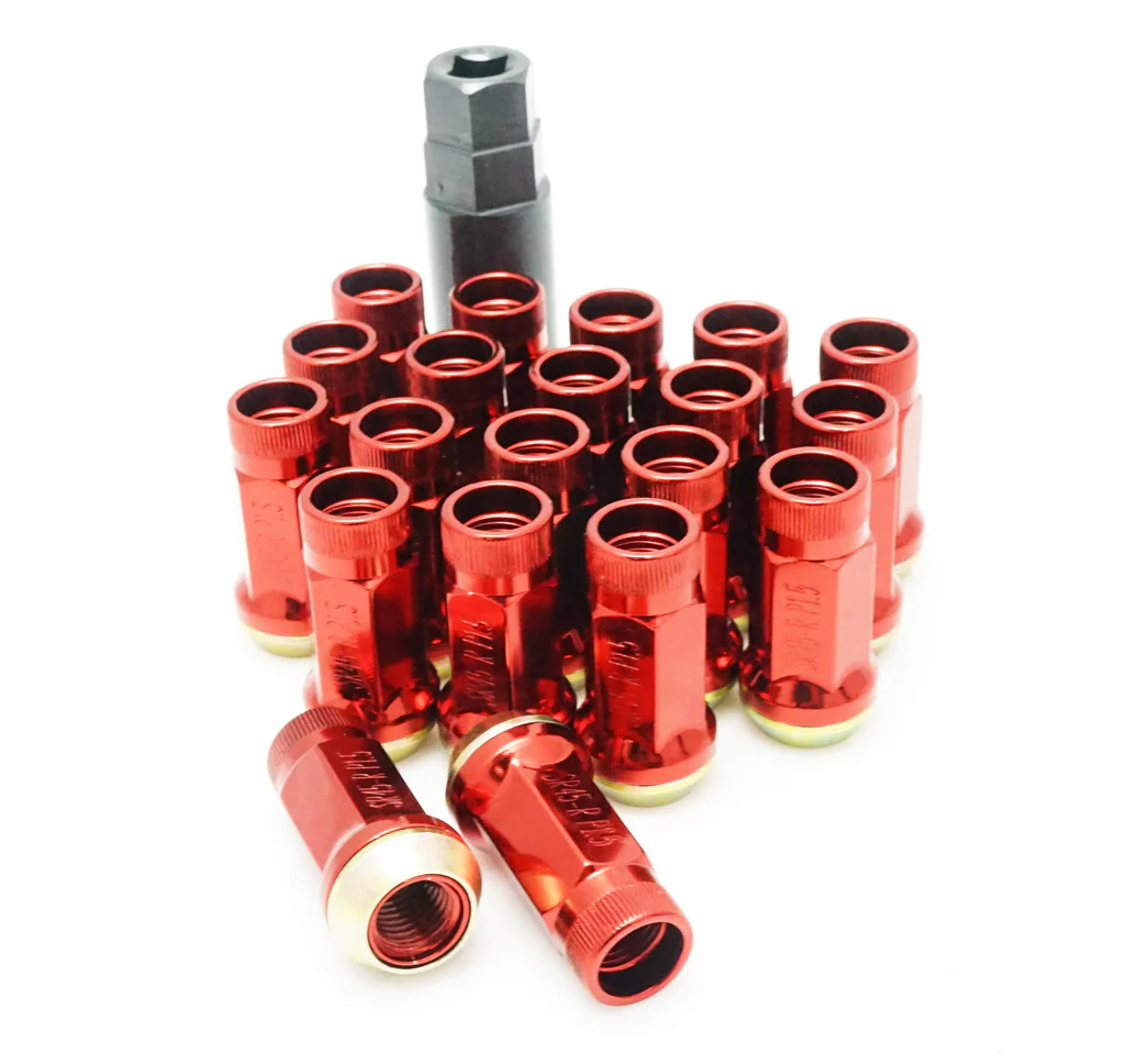 Muteki SR45R Red M12x1.5 Lug Nut Kit