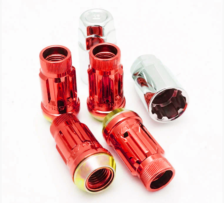Muteki Red 12x1.5 SR45R Lug Nut Kit Lock Set