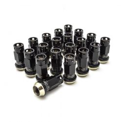 Muteki Black 12x1.50 SR45-S with YZP Washers Lug Nut Kit