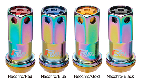 kingofchrome Project Kics 14x1.50 R40 Iconix Lock & Lug Nuts Neo Chrome with