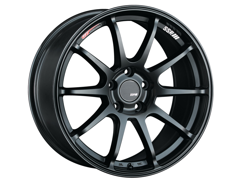 SSR GTV02 18x9.0 5x114.3 +45mm Flat Black Wheel