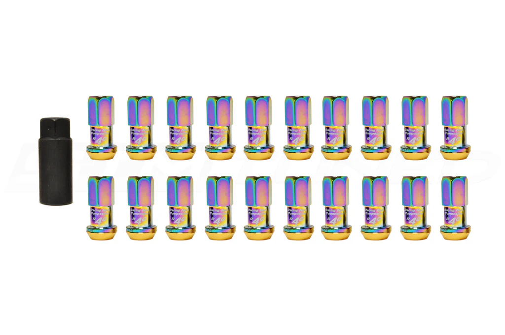 Project Kics Neo Chrome R40 M12x1.5 Lug Nut Set: 20 Pieces without Locks