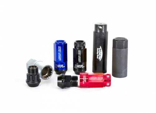 Project Kics Leggdura Racing Shell Type Lug Nut Set 12x1.5 Blue