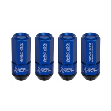 Project Kics Leggdura Racing Shell Type Lug Nut Set 12x1.5 Blue