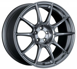 SSR GTX01 18x9.5 5x114.3 +22mm Dark Silver Wheel