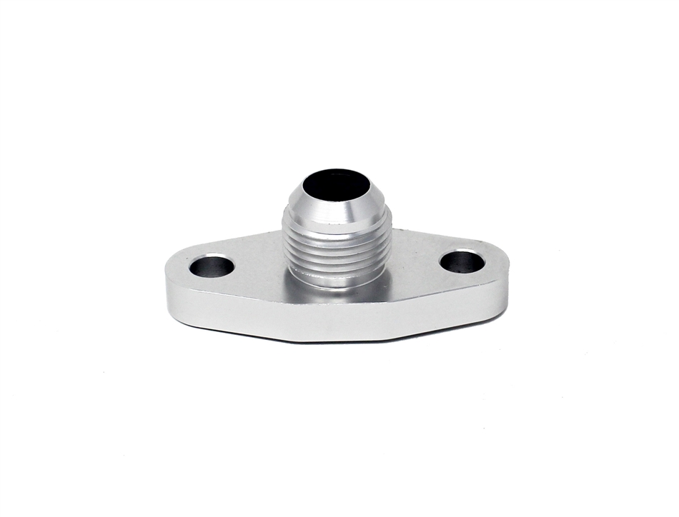 Torque Solution -10AN Port Matched Oil Drain Flange for T3/T4/T6 Small/Mid Frame Turbos