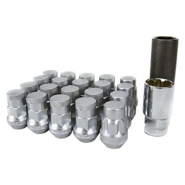 Muteki SR35 Chrome M12x1.5 Close End Lug Nuts with Lock Set