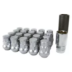Muteki SR35 Chrome M12x1.5 Close End Lug Nuts with Lock Set