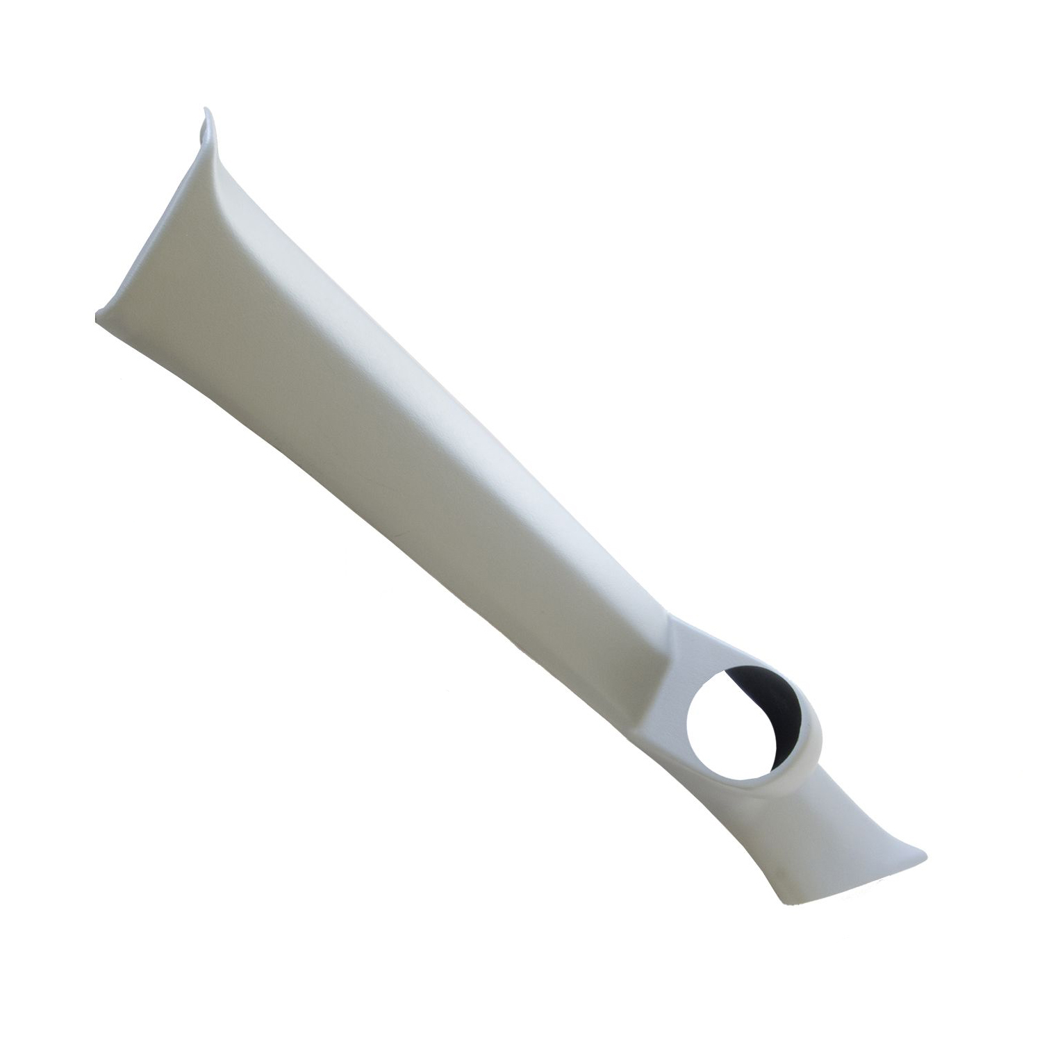 AutoMeter Light Grey 92-95 Civic Coupe Full Length Single Gauge Mount A-Pillar Pod