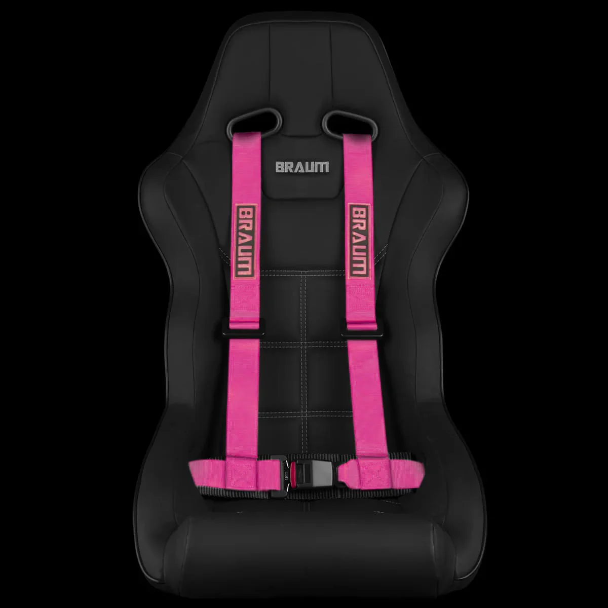 Braum Pink 4-Pt Racing Harness with 2