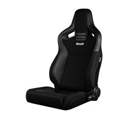 Braum Elite V2 Series Low Bolster Black Leatherette with Black Polo Sport Reclinable Seats
