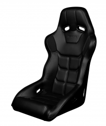 Braum Falcon-X Series Black Leatherette with Black Stitching FIA Certified Fixed Back Racing Seat