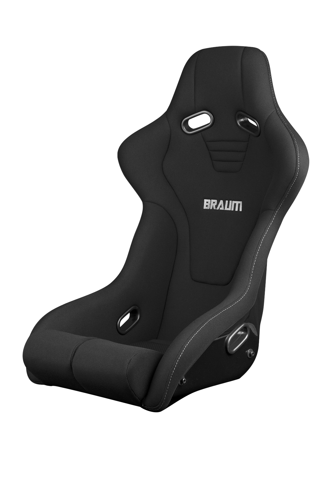 Braum Falcon-R Series Black Cloth Fixed Back Bucket FRP Composite Seat